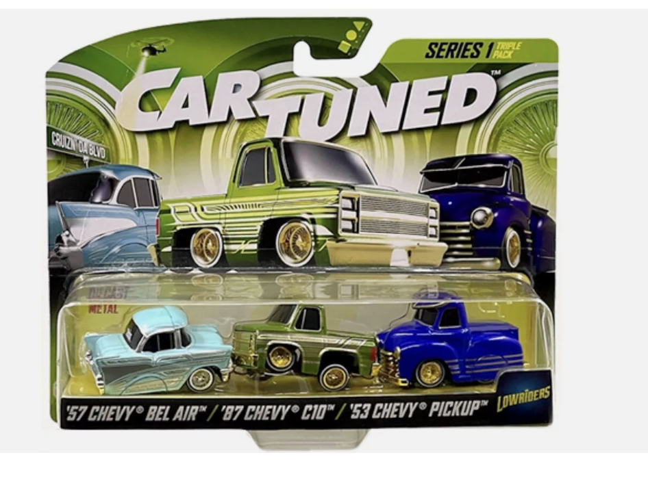 MGA CAR TUNED ‘57 CHEVY BEL AIR ‘87 CHEVY C10 ‘53 CHEVY TRUCK SERIES 1 LOWRIDERS