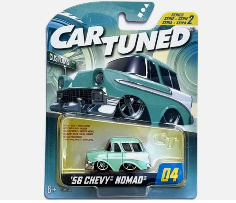 CAR TUNED ‘56 CHEVY NOMAD CUSTOMS SERIES 2 HOBBY EXCLUSIVE