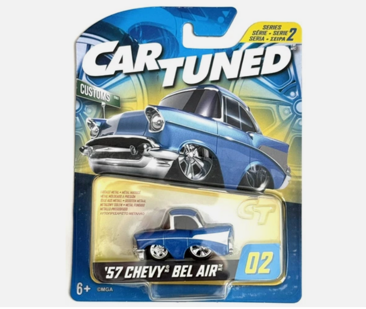 CAR TUNED ‘57 CHEVY BEL AIR CUSTOMS SERIES 2 HOBBY EXCLUSIVE