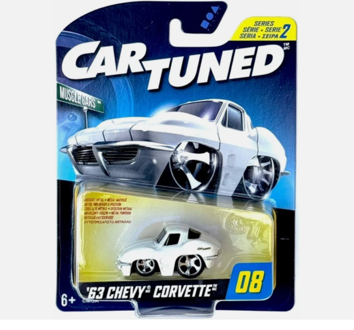 CAR TUNED ‘63 CHEVY CORVETTE MUSCLE CARS SERIES 2 HOBBY EXCLUSIVE