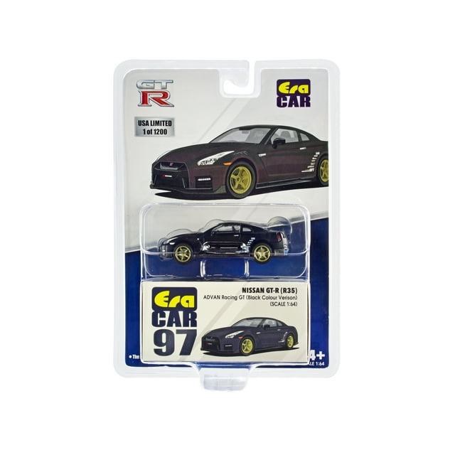 Era Car Nissan GT-R R35 Advan Racing GT 1:64 Scale