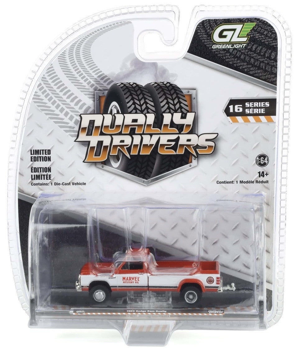 GreenLight 1989 Dodge Ram Daully Truck 1:64 Scale