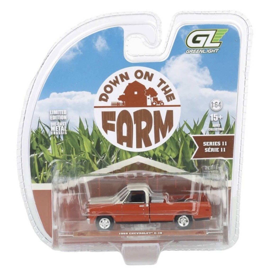 Greenlight 1968 Chevy C10 Squarebody W/Tool Box Down The Farm