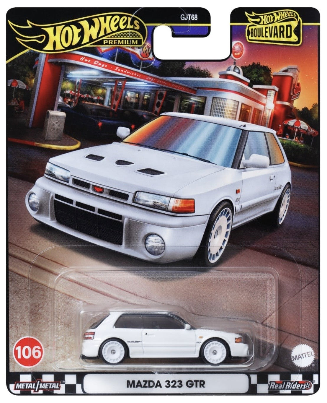 Hot Wheels Mazda 323 GTR Boulevard Premium