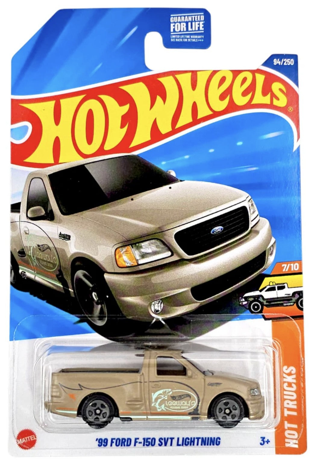 Hot Wheels 1999 Ford F-150 SVT Lightning Hot Trucks New 2025