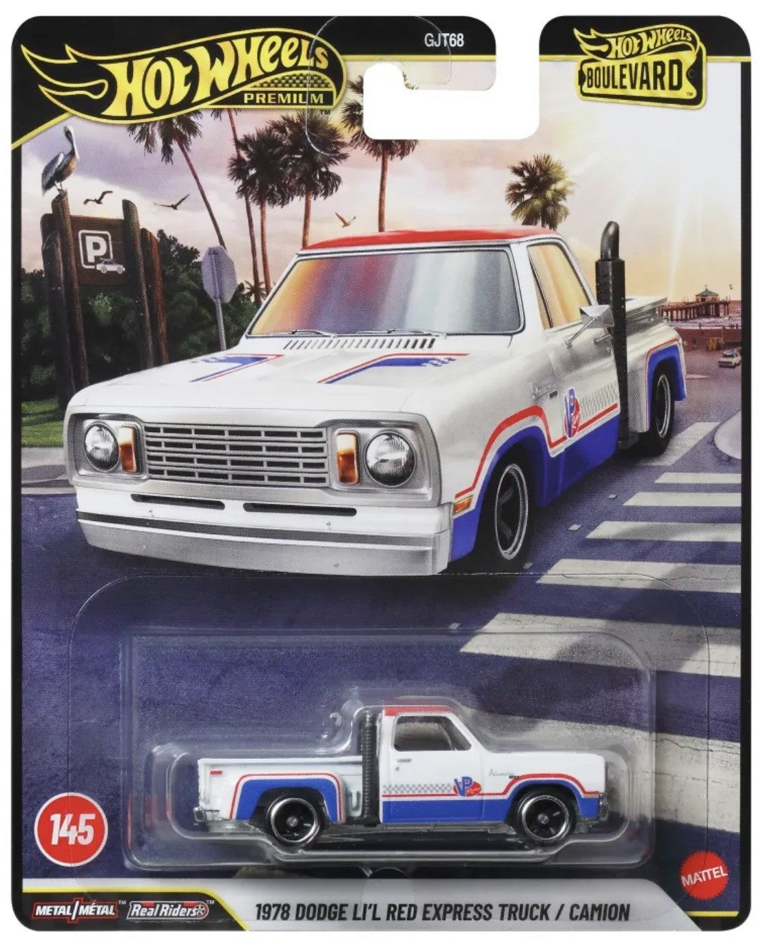 Hot Wheels 1978 Dodge Li'L Red Express Truck Boulevard Premium
