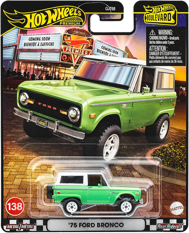 Hot Wheels 1975 Ford Bronco Boulevard Premium
