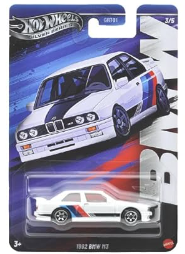 Hot Wheels 1992 BMW M3 BMW Silver Series