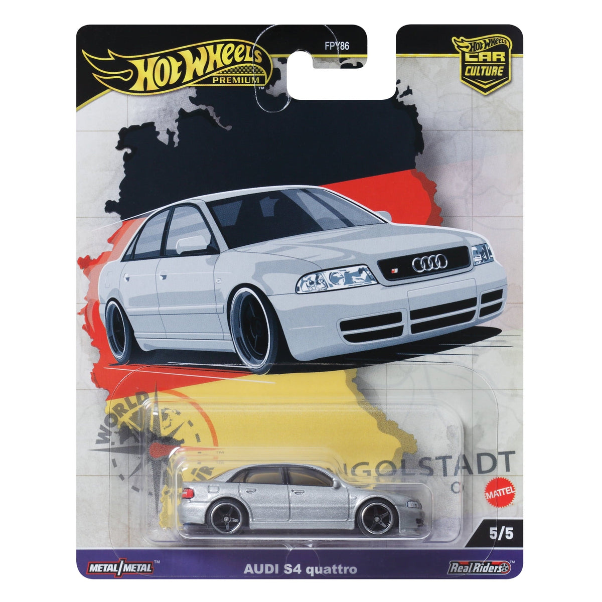 Hot Wheels Audi S4 Quattro Car Culture World Tour Premium