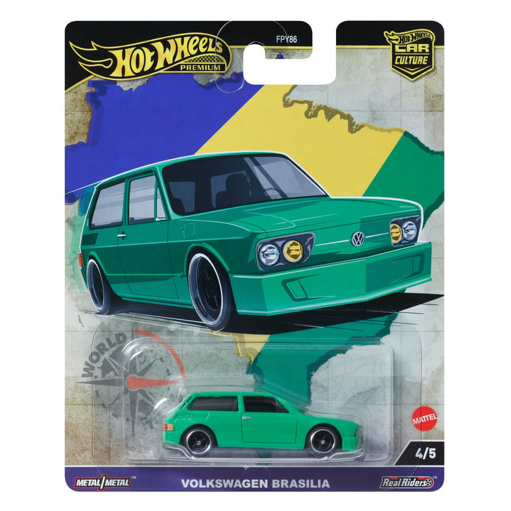 Hot Wheels Volkswagen Brasilia Car Culture World Tour Premium