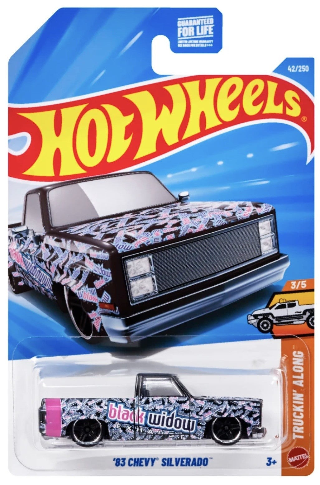 Hot Wheels 1983 Chevy Silverado Truckin' Along New 2026