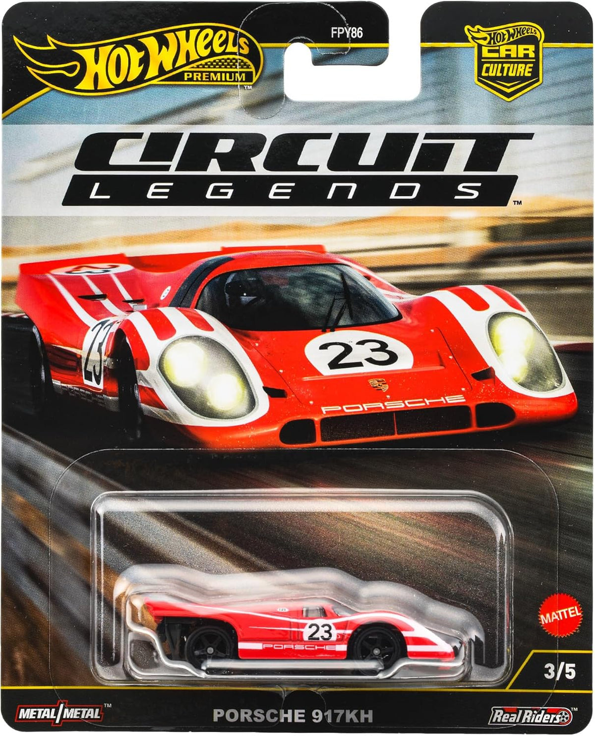 Hot Wheels Porsche 917KH Circuit Legends Car Culture Premium