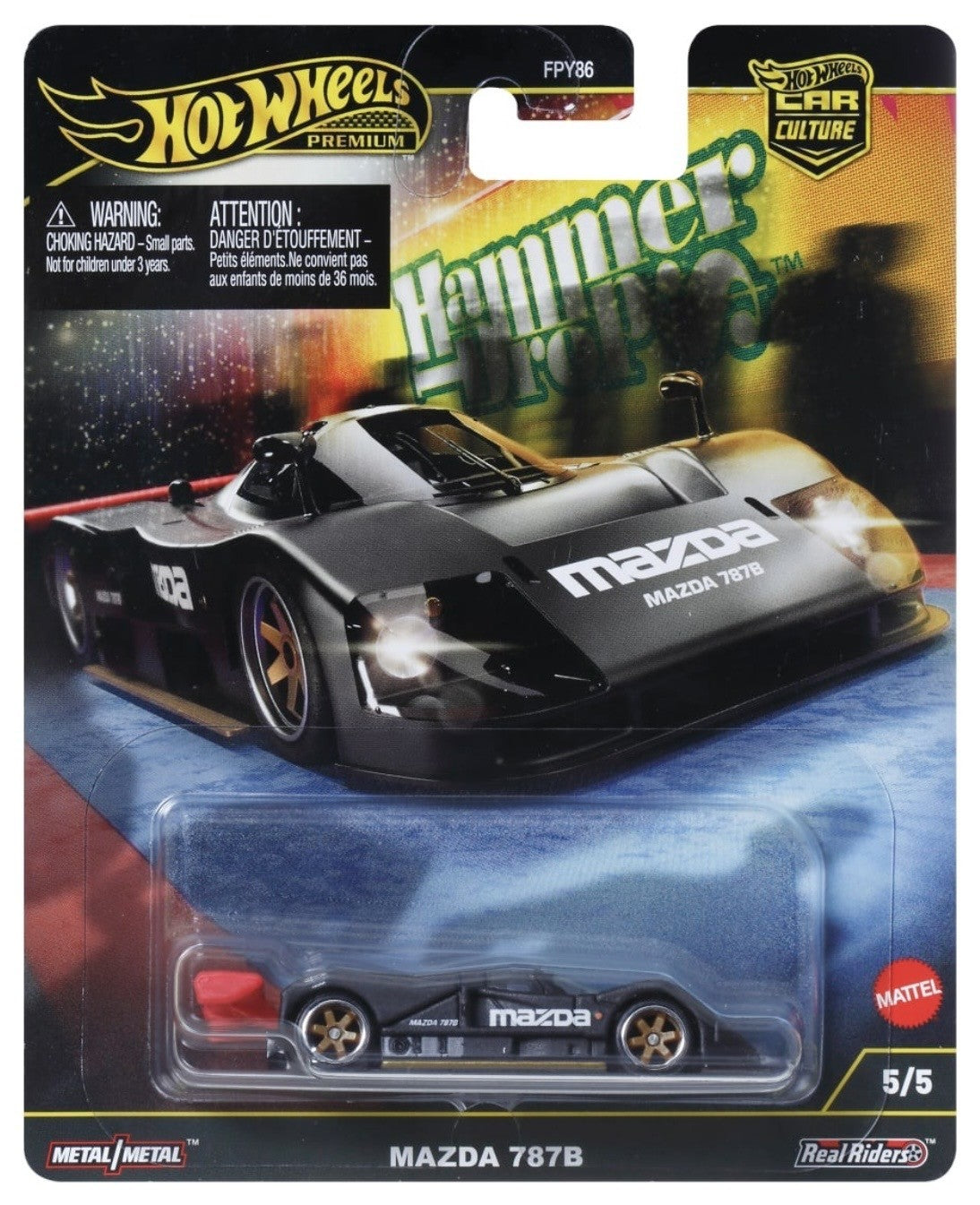 Hot Wheels Mazda 787B Hammer Drop Car Culture Premium