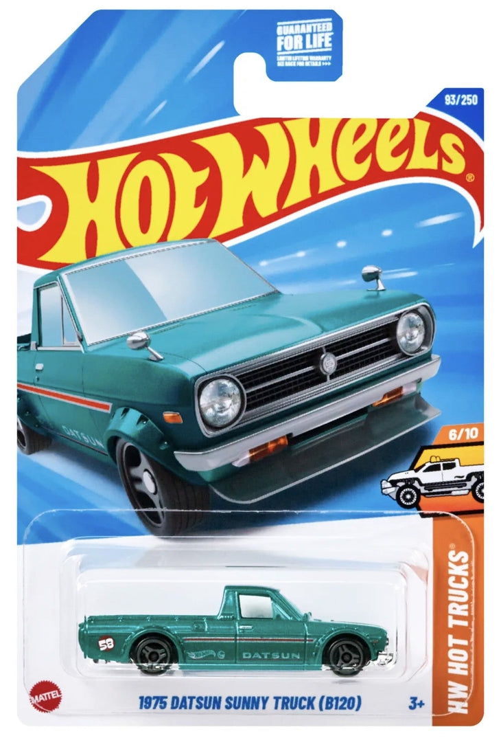 Hot Wheels 1975 Datsun Sunny Truck (B120) HW Hot Trucks New 2025