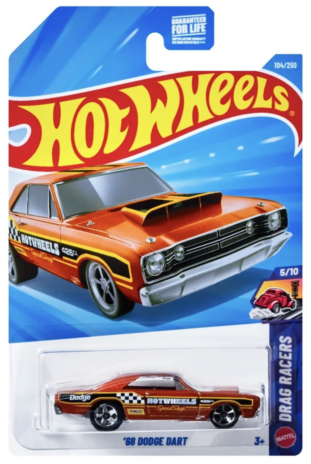 Hot Wheels '68 Dodge Dart Drag Racers New 2026