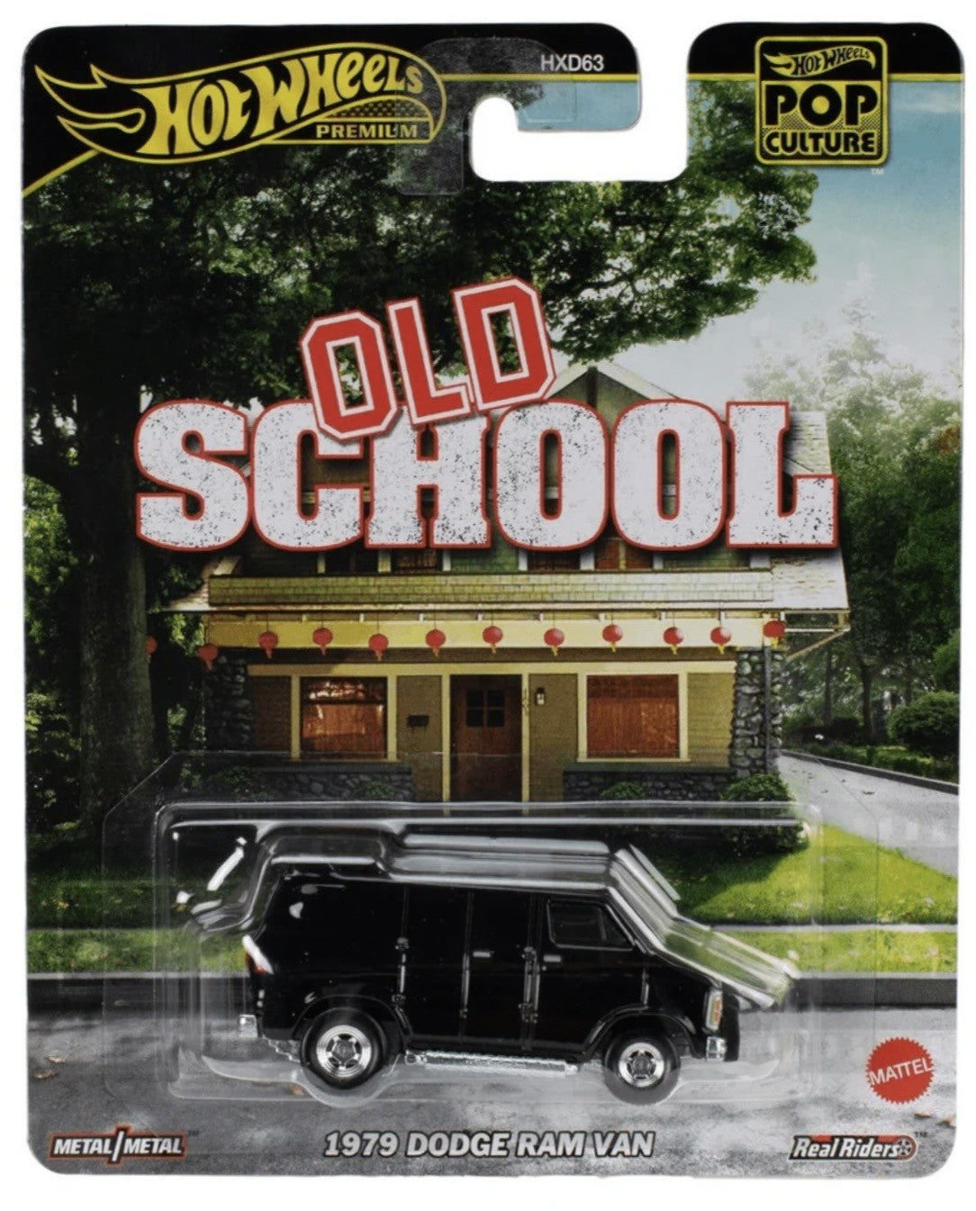 Hot Wheels 1979 Dodge Ram Van Old School Pop Culture Premium