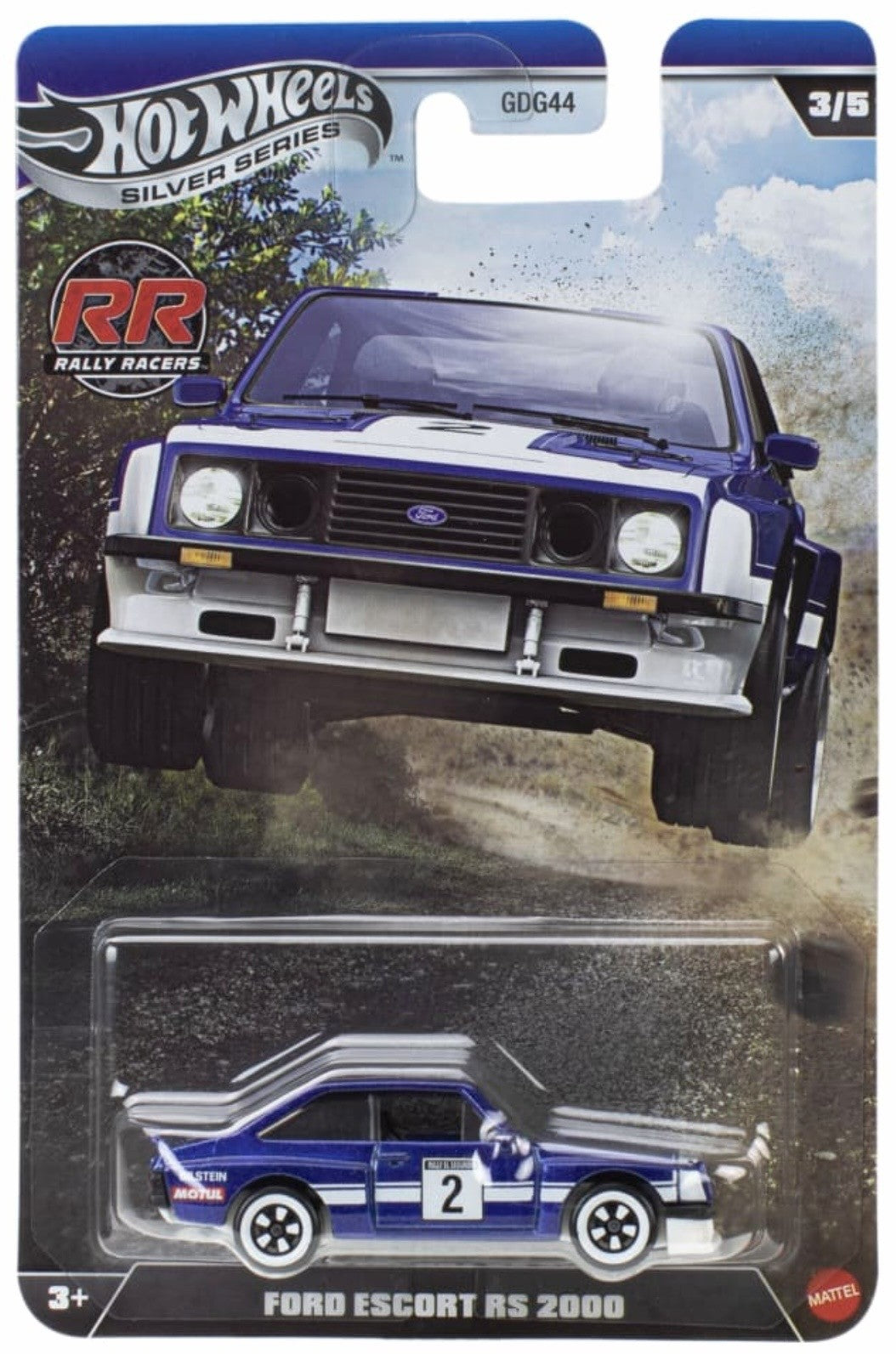 Hot Wheels Ford Escord RS 2000 Rally Racers Silver Series