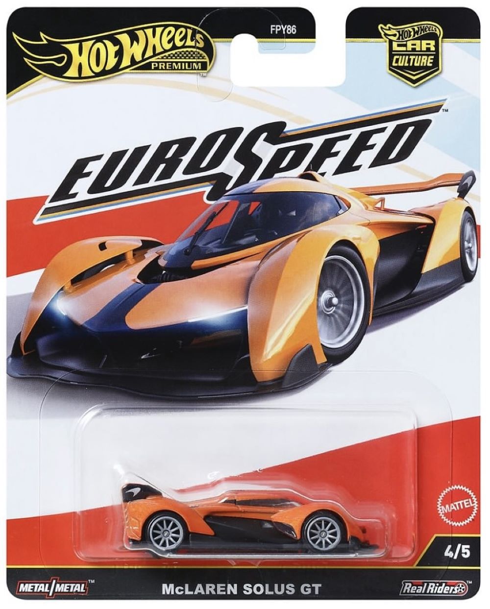 Hot Wheels McLaren Solus GT Euro Speed Car Culture Premium