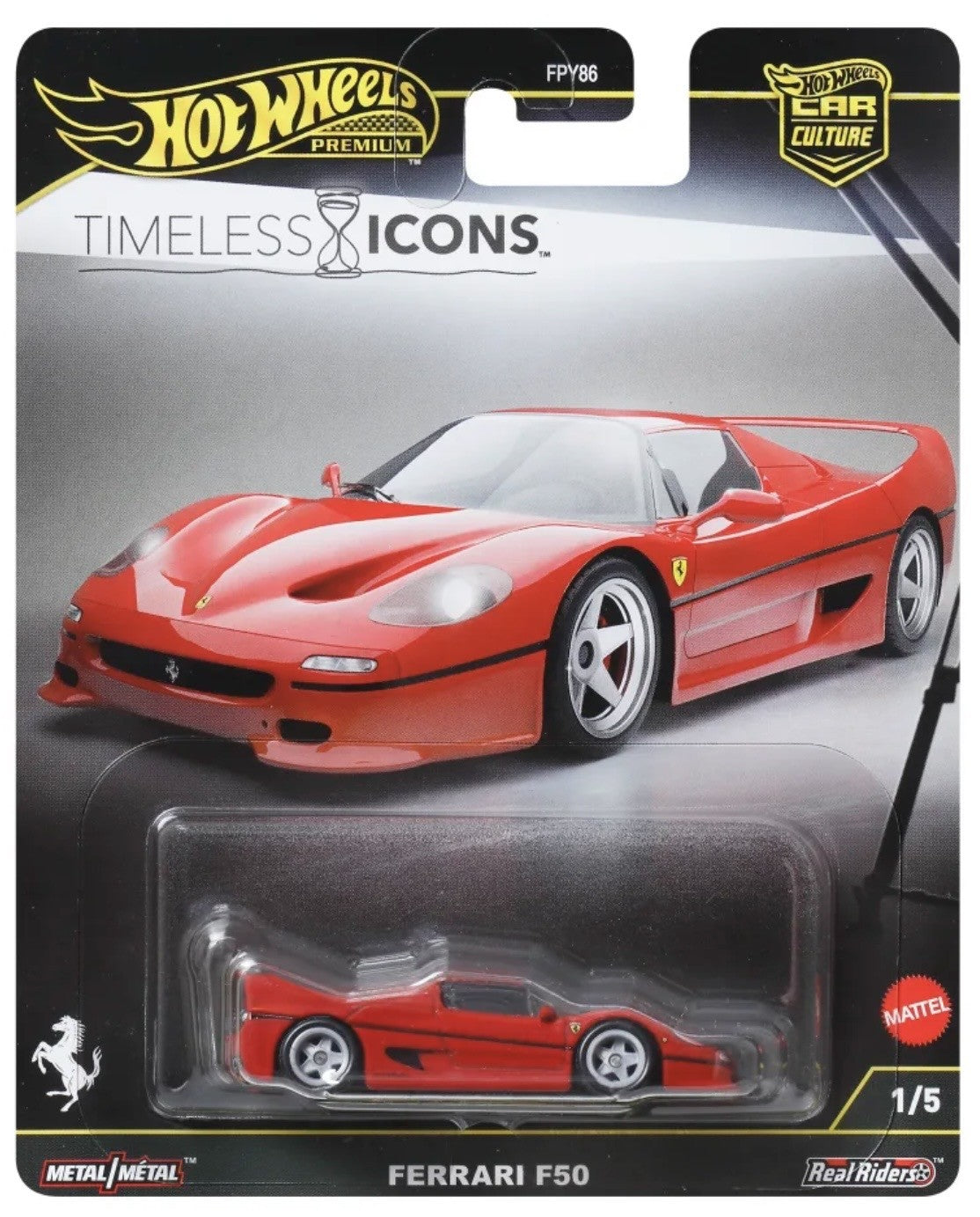 Hot Wheels Ferrari F50 Timeless Icons Car Culture Premium