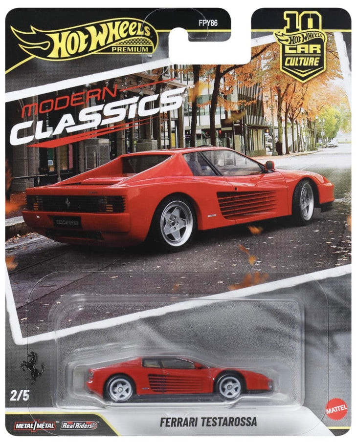 Hot Wheels Ferrari Testarossa  Modern Classics Car Culture Premium