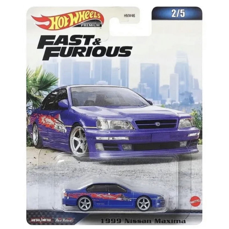 Hot Wheels 1999 Nissan Maxima Fast & Furious Premium
