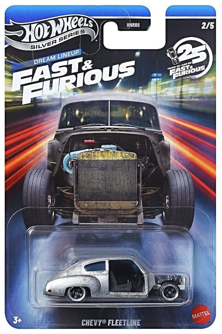 Hot Wheels Chevy Fleetline Fast & Furious Dream Lineup Silver Series