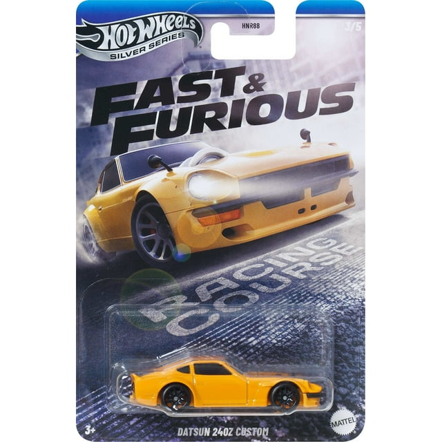 Hot Wheels Datsun 240Z Custom Fast & Furious Silver Series