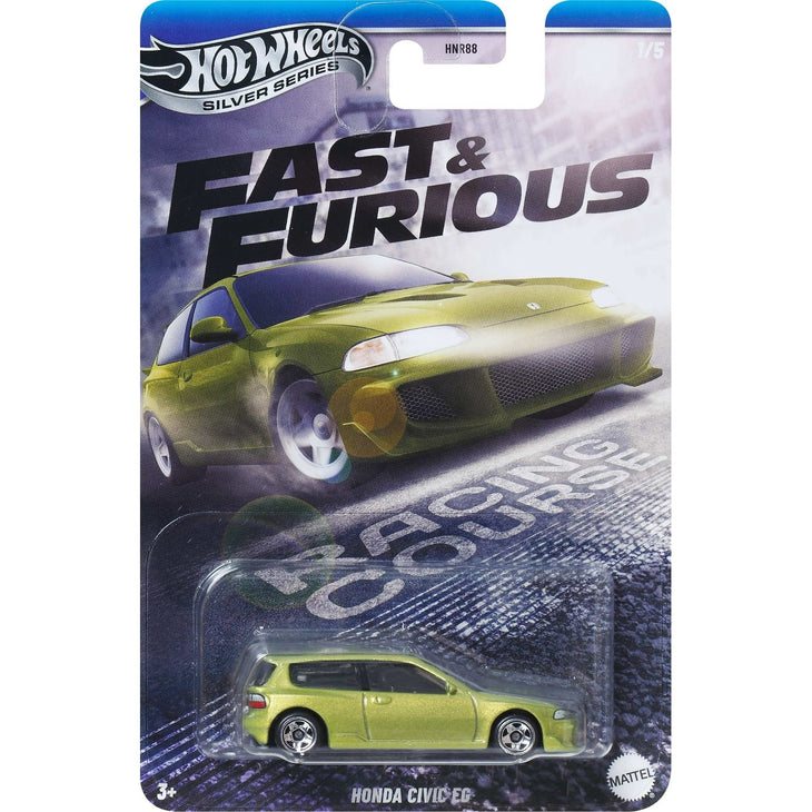 Hot Wheels Honda Civic EG Fast & Furious Silver Series
