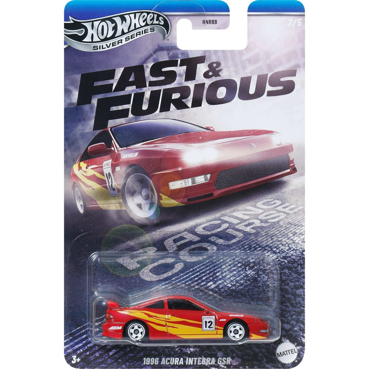 Hot Wheels 1996 Acura Integra GSR Fast & Furious Silver Series
