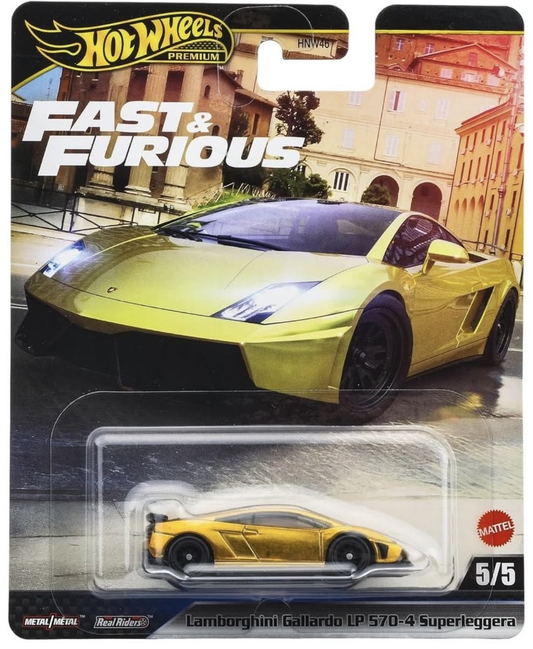 Hot Wheels Lamborghini Gallardo LP 570-4 Superleggera Fast & Furious Premium