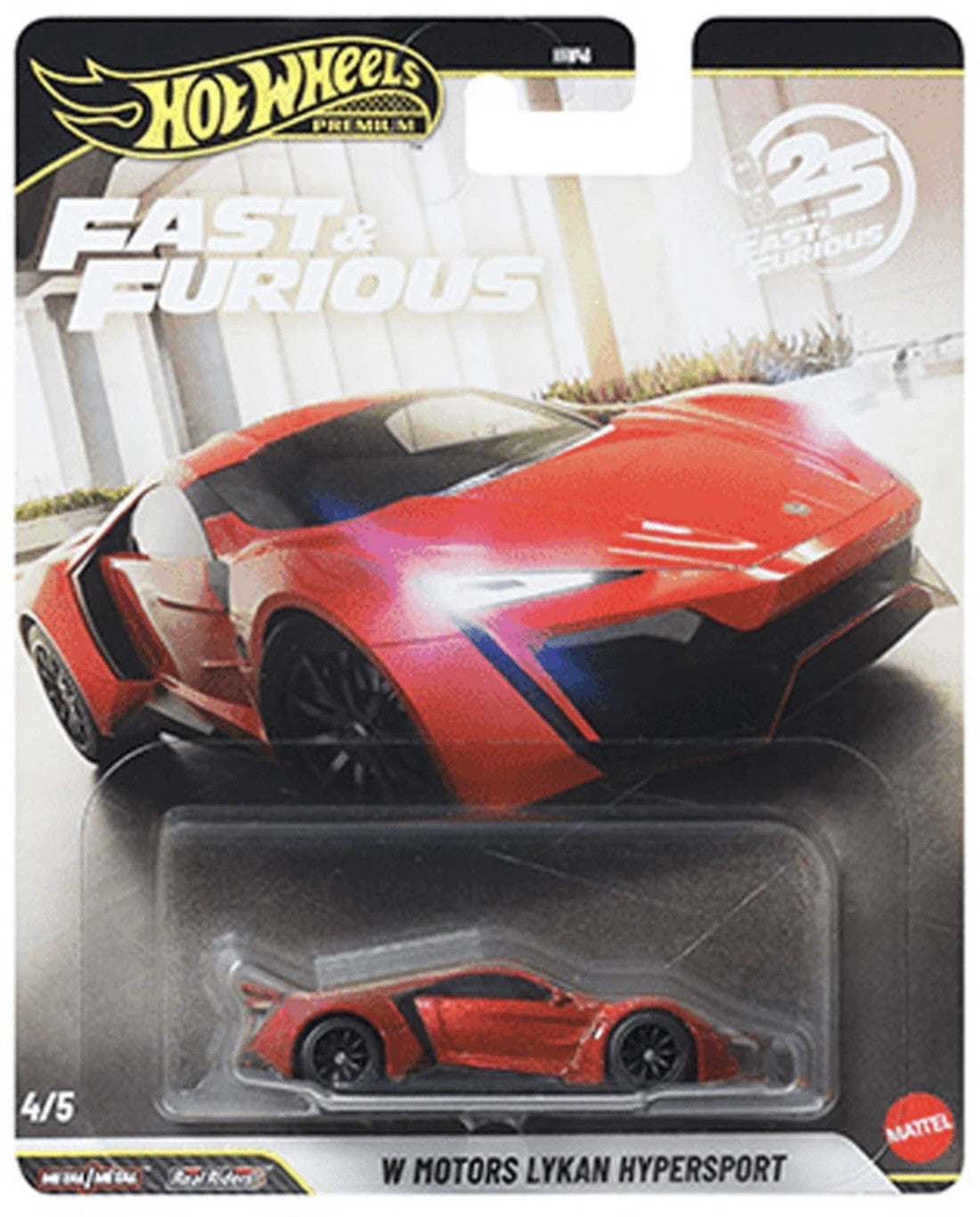 Hot Wheels W Motors Lykan HyperSport  Fast & Furious 25 Years Premium