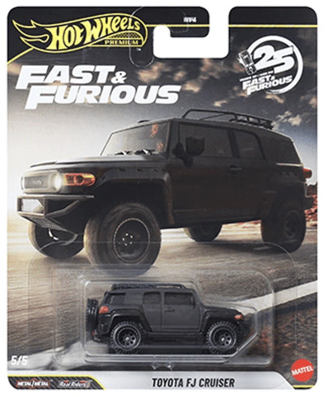 Hot Wheels Toyota FJ Cruiser Fast & Furious 25 Years Premium