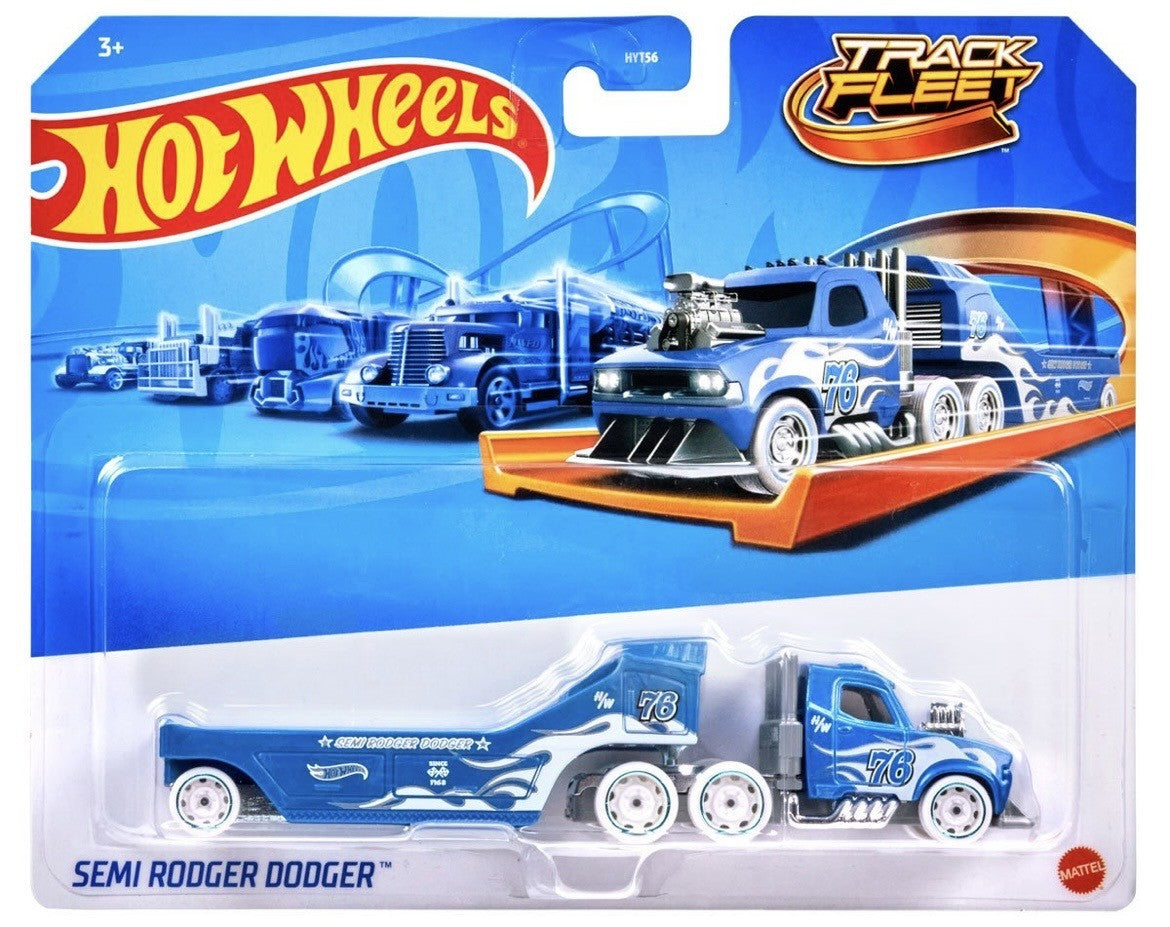 Hot Wheels Semi Rodger Dodger Track Fleet New 2026