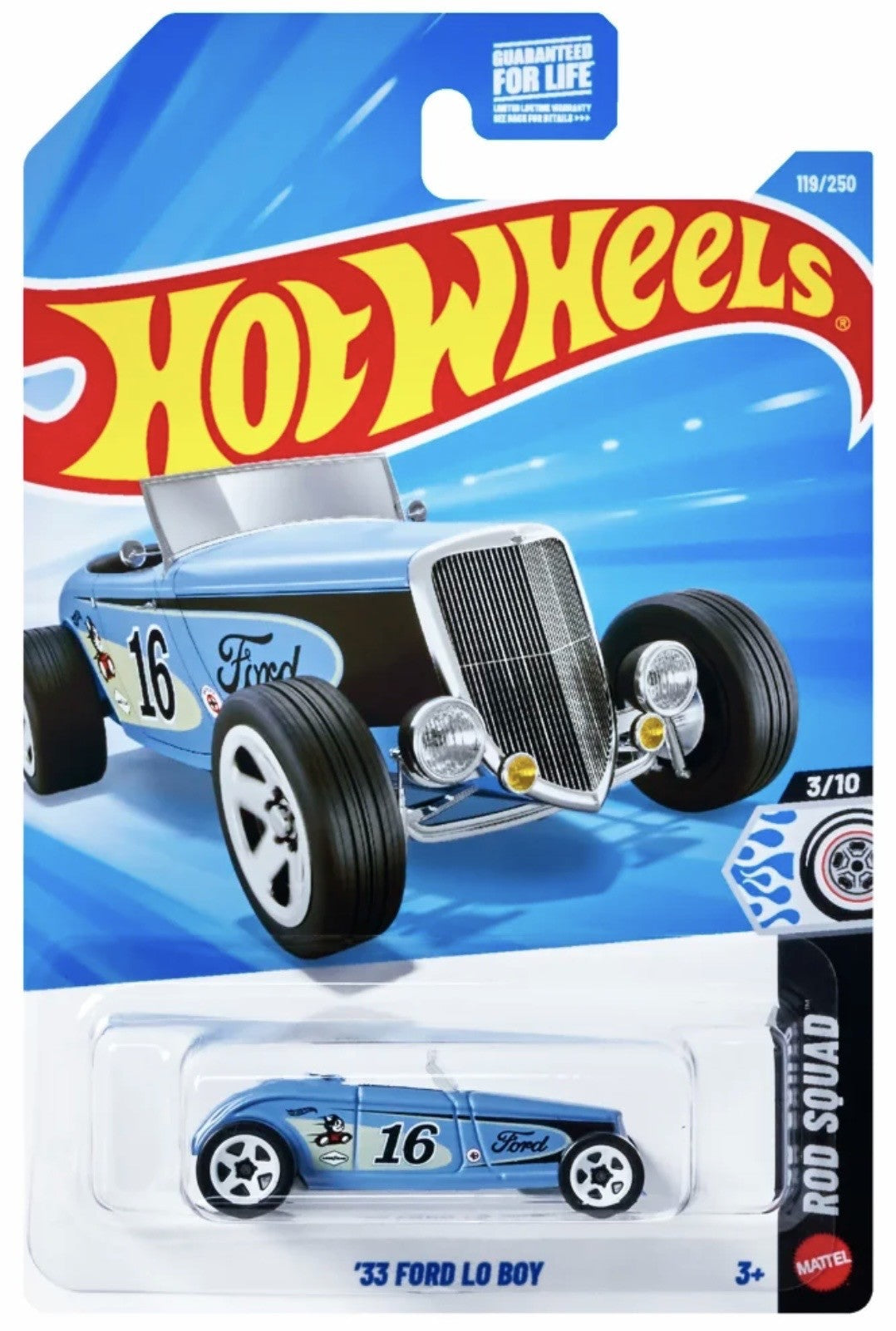 Hot Wheels 1933 Ford Lo Boy Rod Squad New 2026