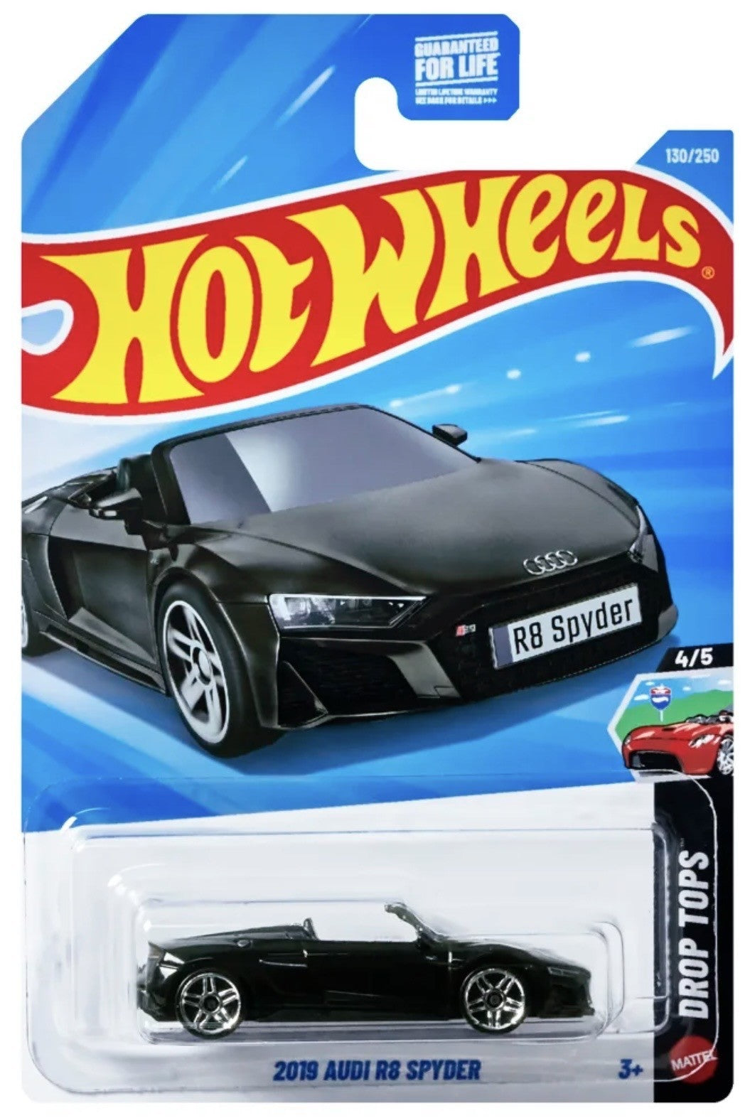 Hot Wheels 2019 Audi R8 Spyder HW Drop Tops New 2026