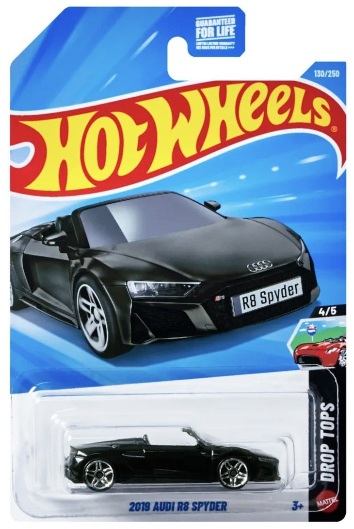 Hot Wheels 2019 Audi R8 Spyder HW Drop Tops New 2026