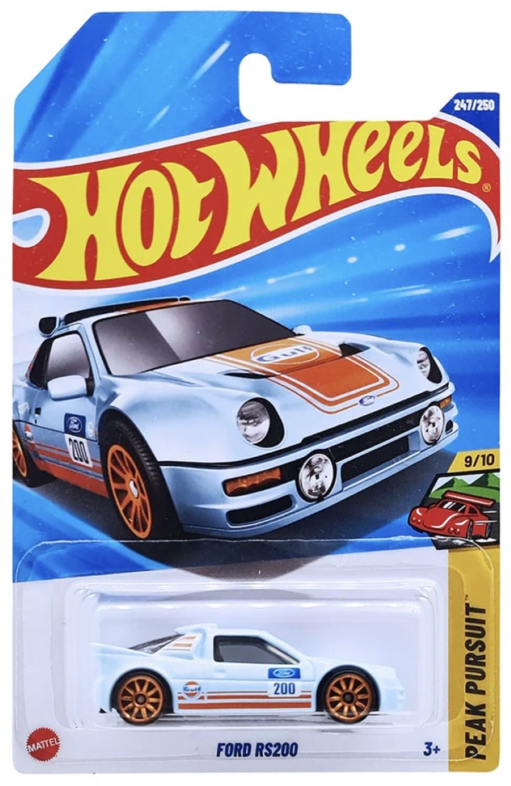 Hot Wheels Ford RS200 Peak Pursuit New 2025