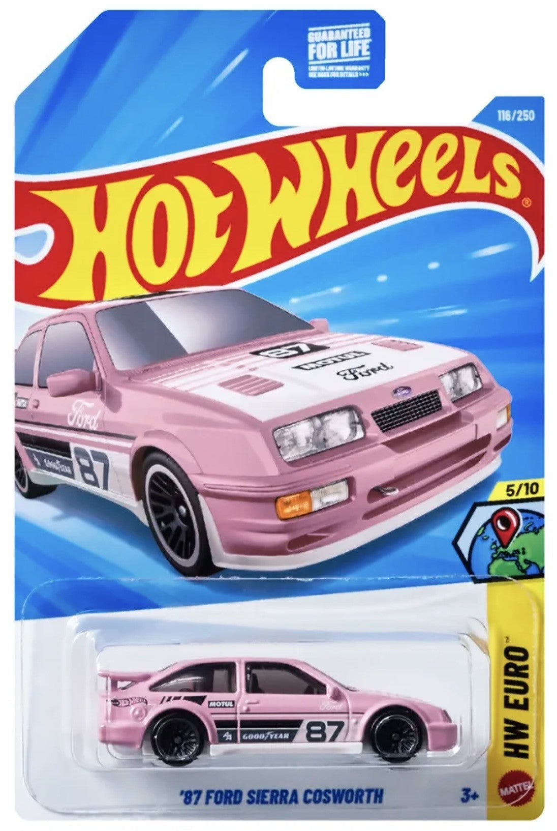 Hot Wheels '87 Ford Sierra Cosworth HW Euro New 2026