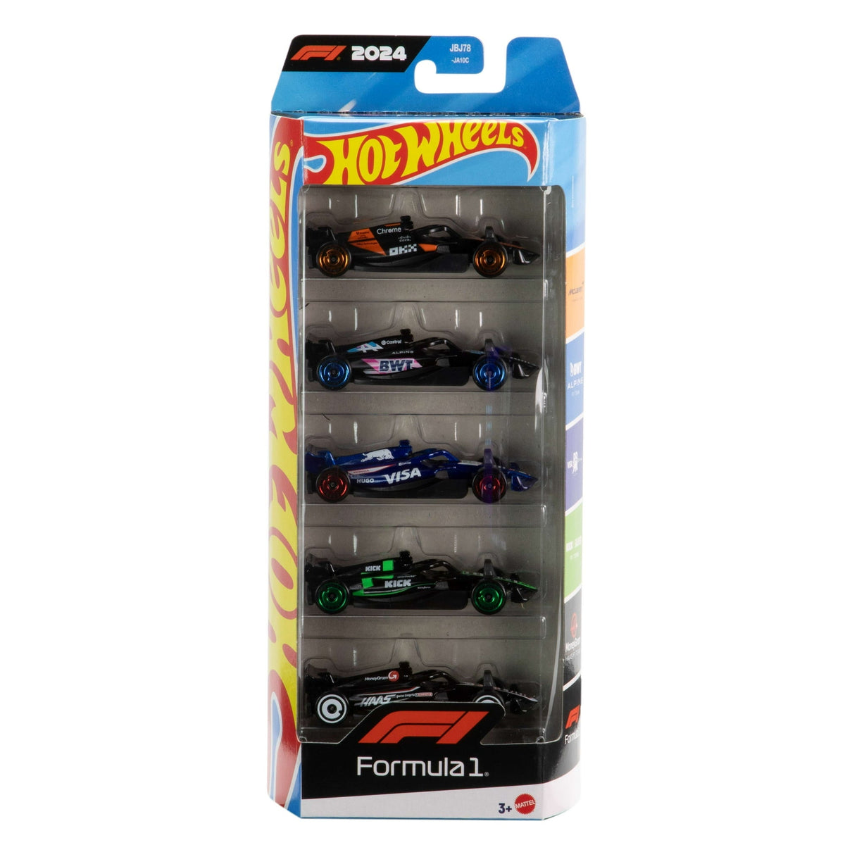 Hot Wheels Formula 1 Die-Cast Vehicles 5-Pack