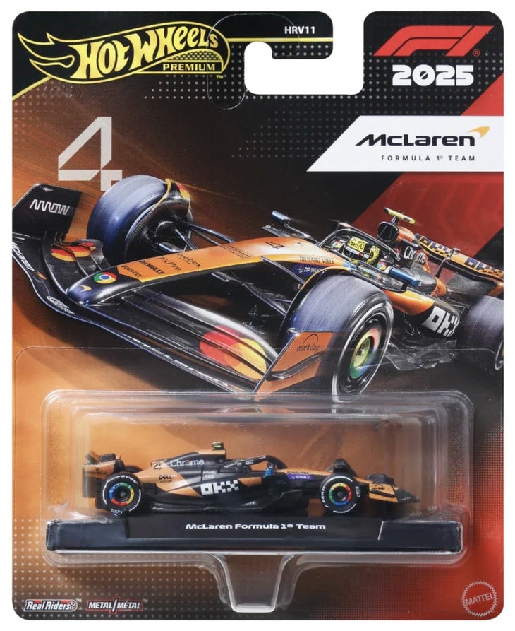 Hot Wheels F1 Formula McLaren Formula 1 Team #4 Premium