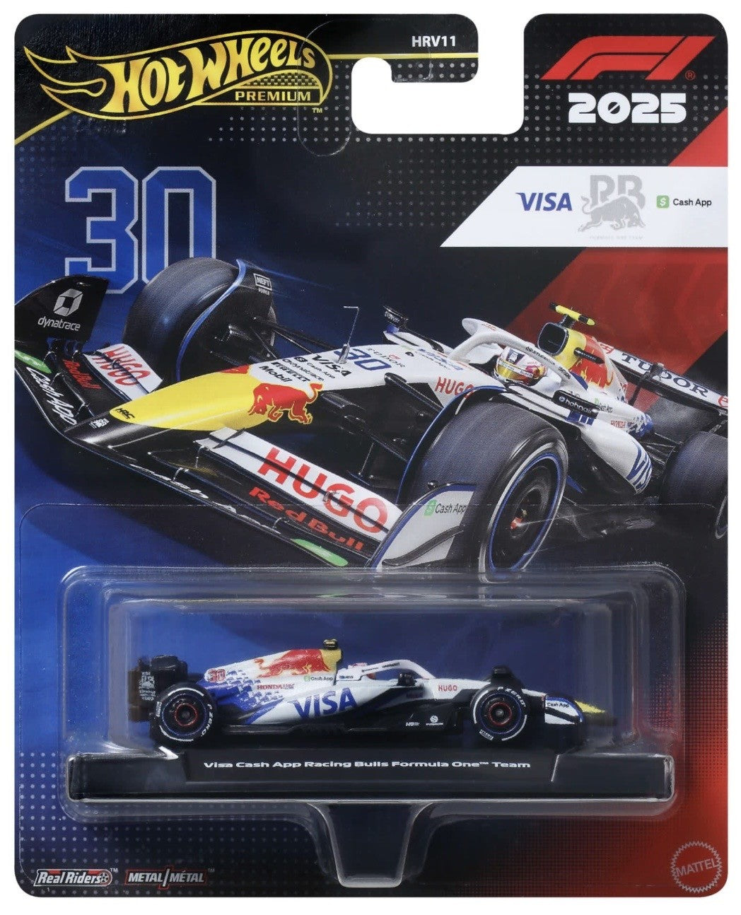 Hot Wheels F1 Formula Visa Cash App Racing Bulls Formula 1 Team #30 Premium