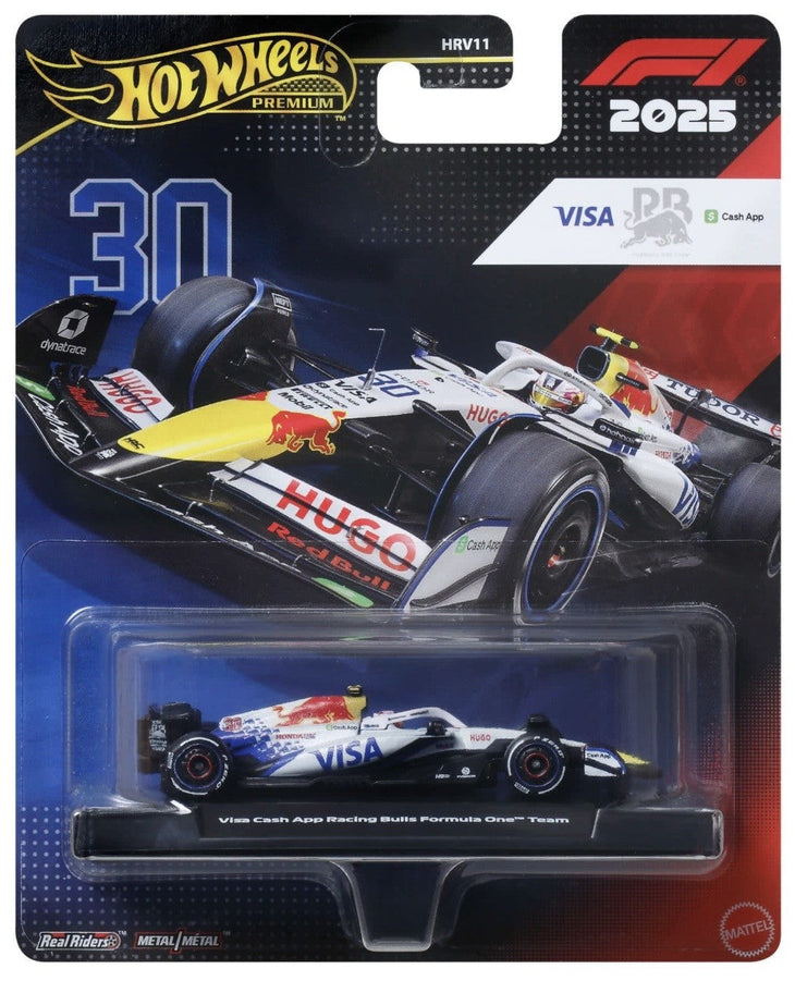 Hot Wheels F1 Formula Visa Cash App Racing Bulls Formula 1 Team #30 Premium