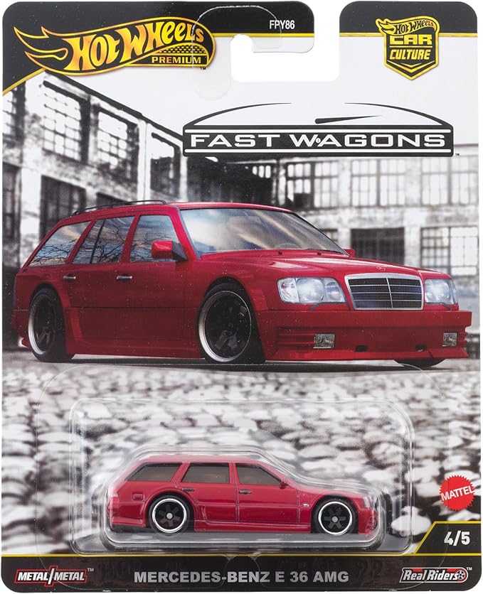 Hot Wheels Mercedes-Benz E 36 AMG Fast Wagons Car Culture Premium
