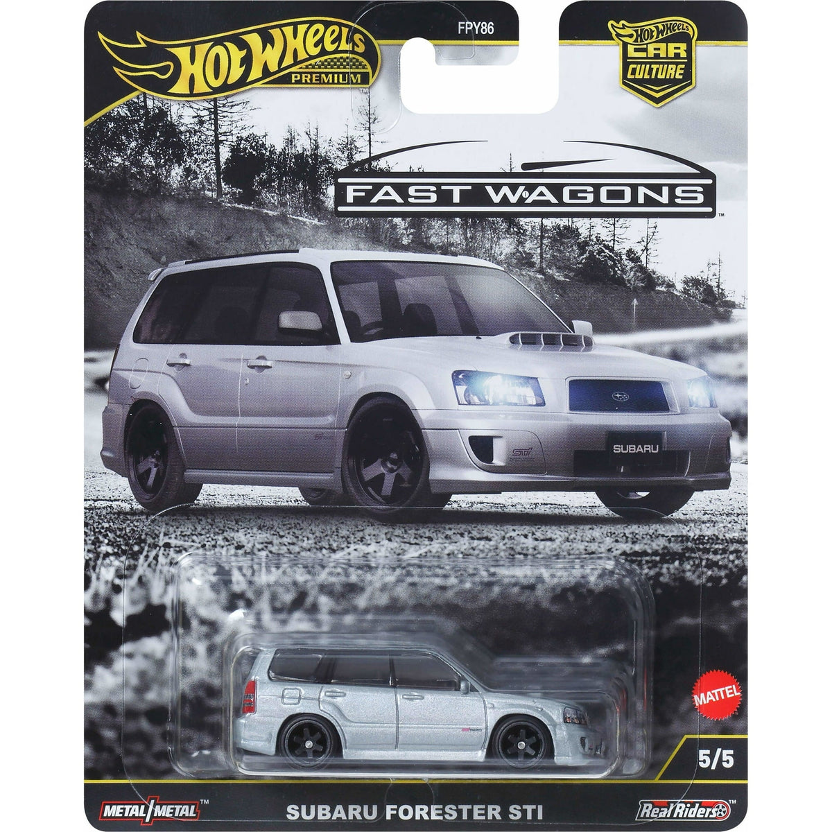 Hot Wheels Subaru Forester STI Fast Wagons Car Culture Premium