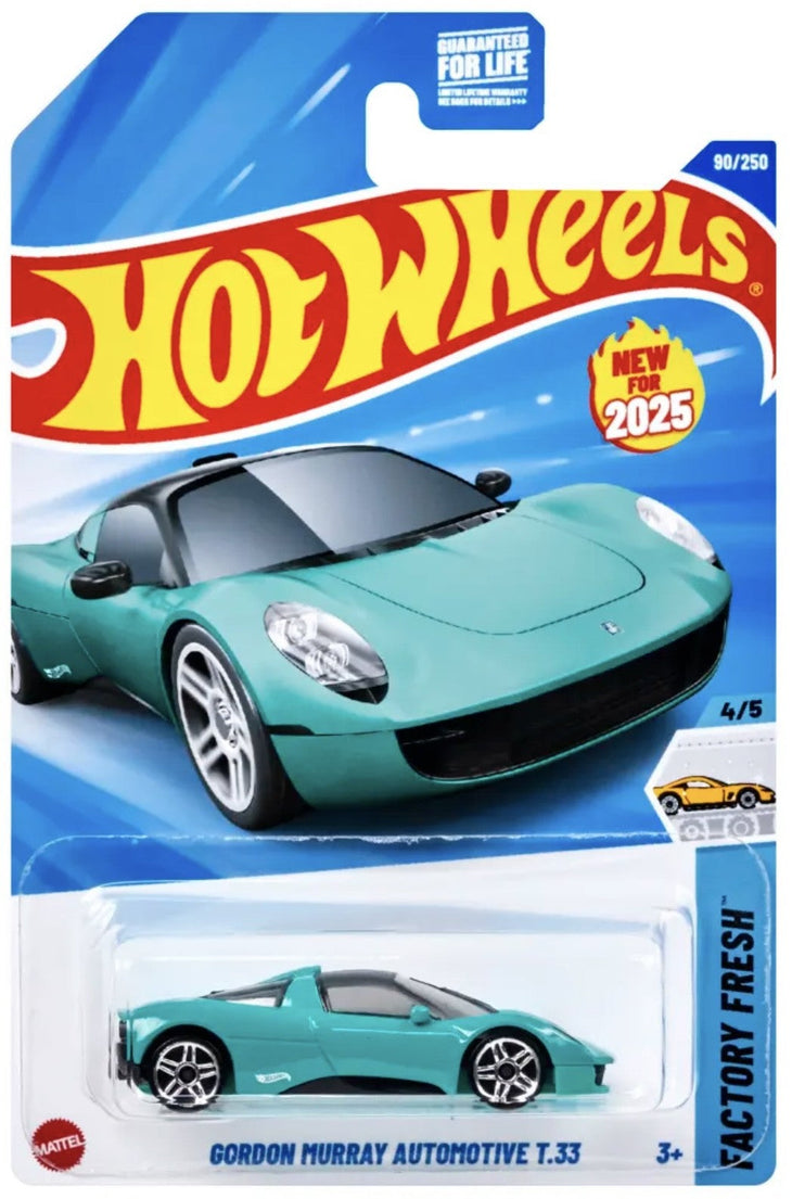 Hot Wheels Gordon Murray Automotive T.33 Factory Fresh New 2025