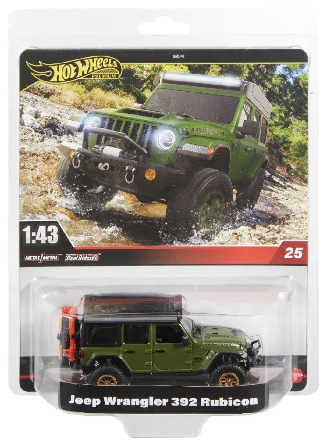 Hot Wheels Jeep Wrangler 392 Rubicon Premium 1:43 Scale