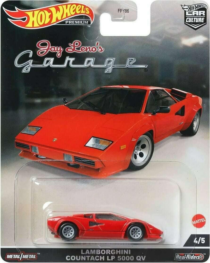 Hot Wheels Lamborghini Countach LP 5000 QV Jay Leno’s Garage Premium