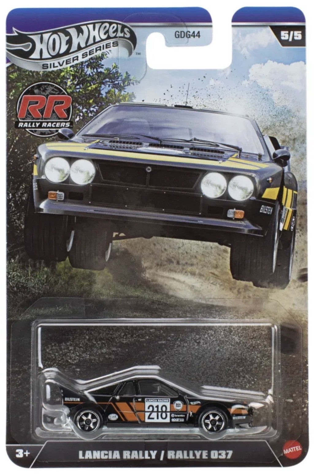 Hot Wheels Lancia Rally/Rallye 037 Rally Racers Silver Series