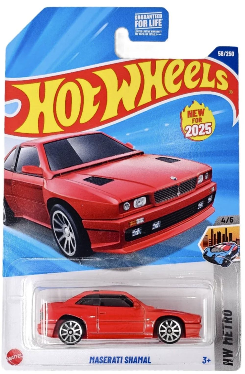 Hot Wheels Maserati Shamal HW Metro New 2025
