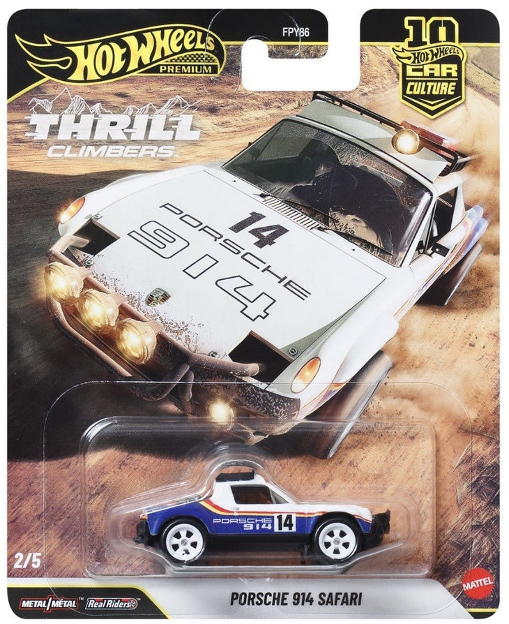 Hot Wheel Porsche 914 Safari Thrill Climbers Car Culture Premium